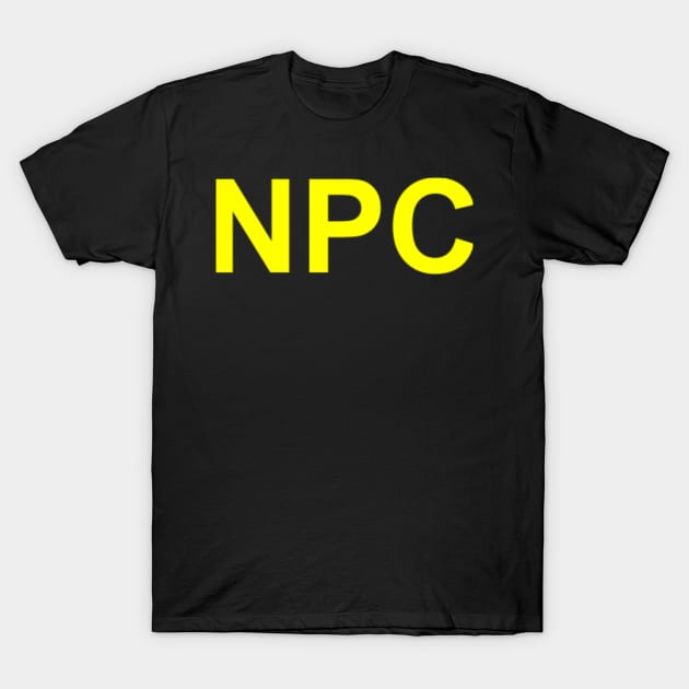 NPC T-Shirt by asaochakefranabo